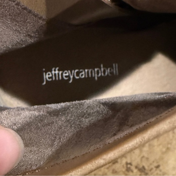 Jeffrey Campbell DUNCANN Boots Tan Brown 10 Classic Capsule Wardrobe Fall Staple - Picture 4 of 11